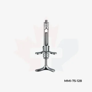 Self-Aspirating Dental Syringe with T-Handle
