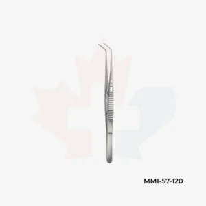 Self-Locking Tweezer Smooth Angled Dental Tweezer